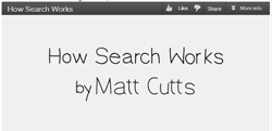 How Search Works by Matt Cutts