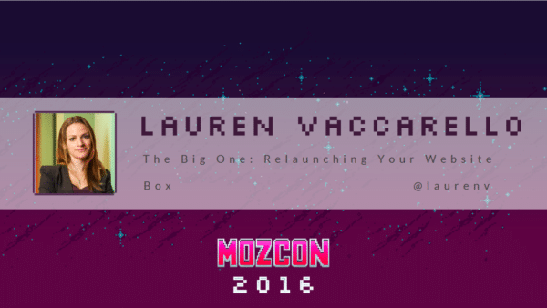 Lauren Vacarello MozCon 2016