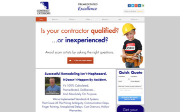 Contract Exteriors Website