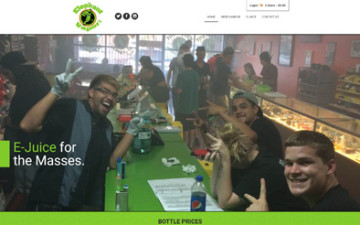 Elephant Vapor Website