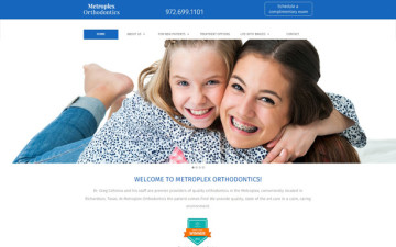 Metroplex Orthodontics Website