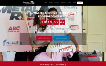 Metal Roofing Conference Website