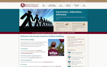Nevada Council on Problem Gambling Website