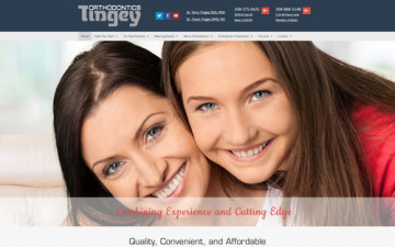 Tingey Orthodontics Idaho Website